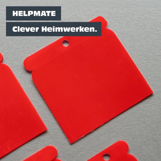 Spatels van kunststof - 4-delige set vlakspatels voor nauwkeurig werken - carrosseriespatel - gemaakt in Duitsland — afbeelding 4