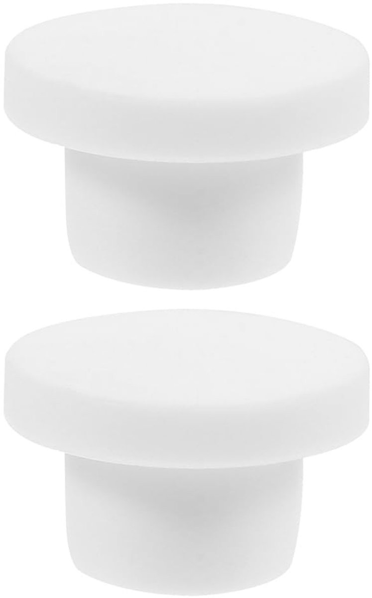 Dailygoods- Babybadstop 2-delige set - Siliconen Stop - Afvoerstop - Voorkomt Wateroverloop - Badkameraccessoires - Geschikt voor 17 mm Gat - Badstopper