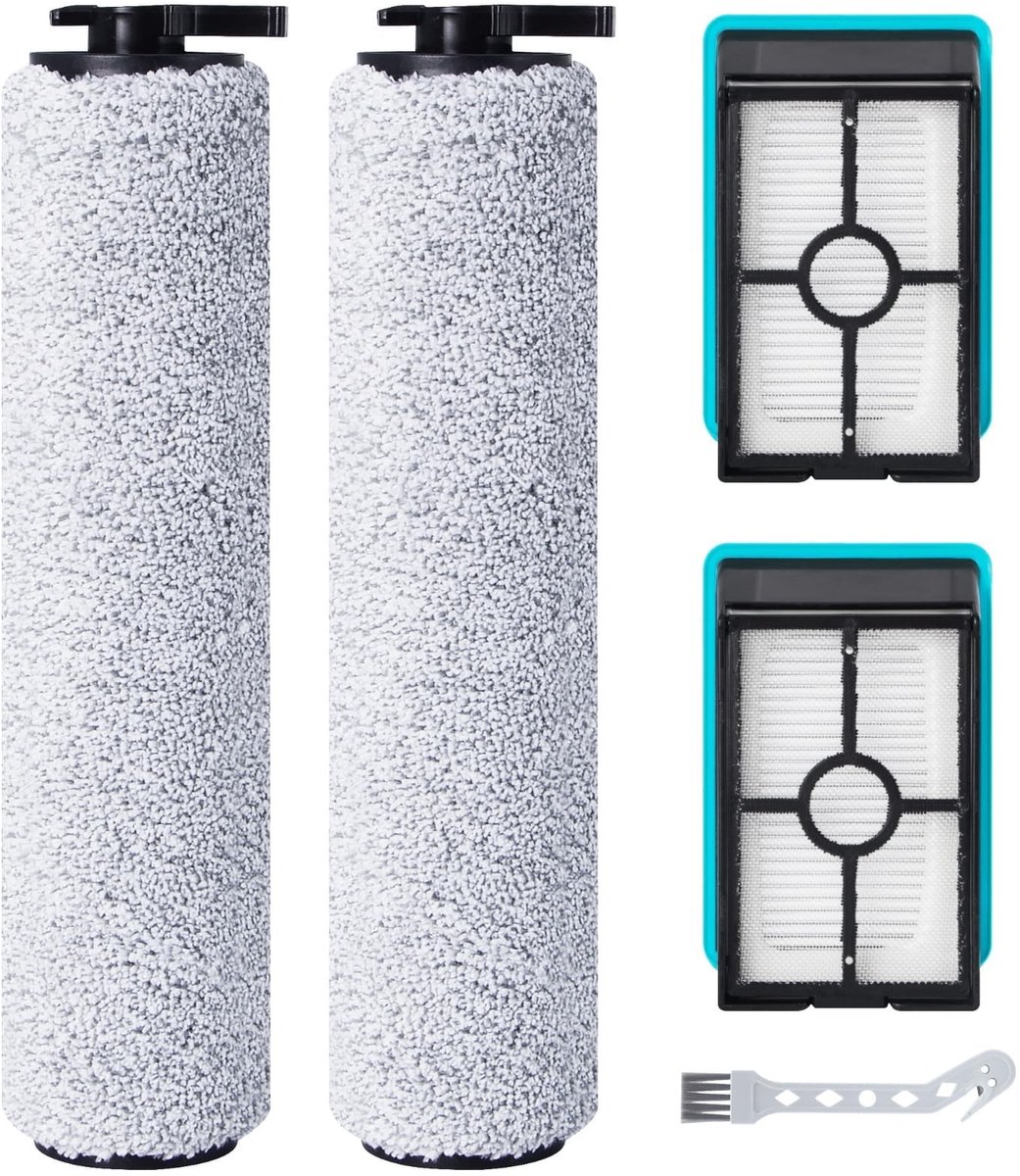 Dailygoods- Accessoireset 5-delig - 2 Borstelrollen - 2 HEPA-filters - Reinigingsborstel - Compatibel met Bissell Crosswave - Natte/droogzuiger - Stofzuigeraccessoires
