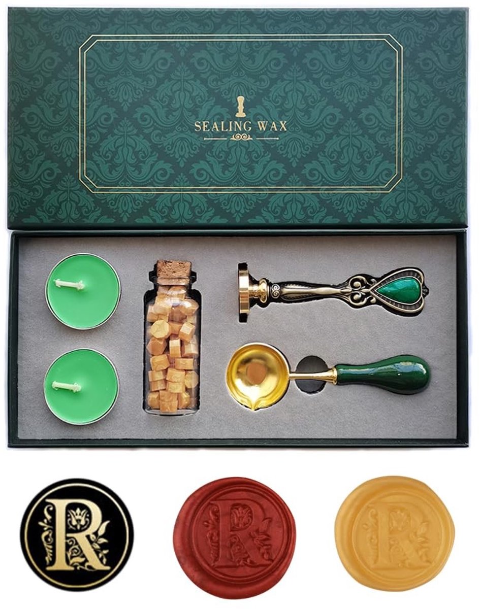 Dailygoods - Wax Pad voor Letters R - Wasstempelset voor Kaarten en Uitnodigingen
