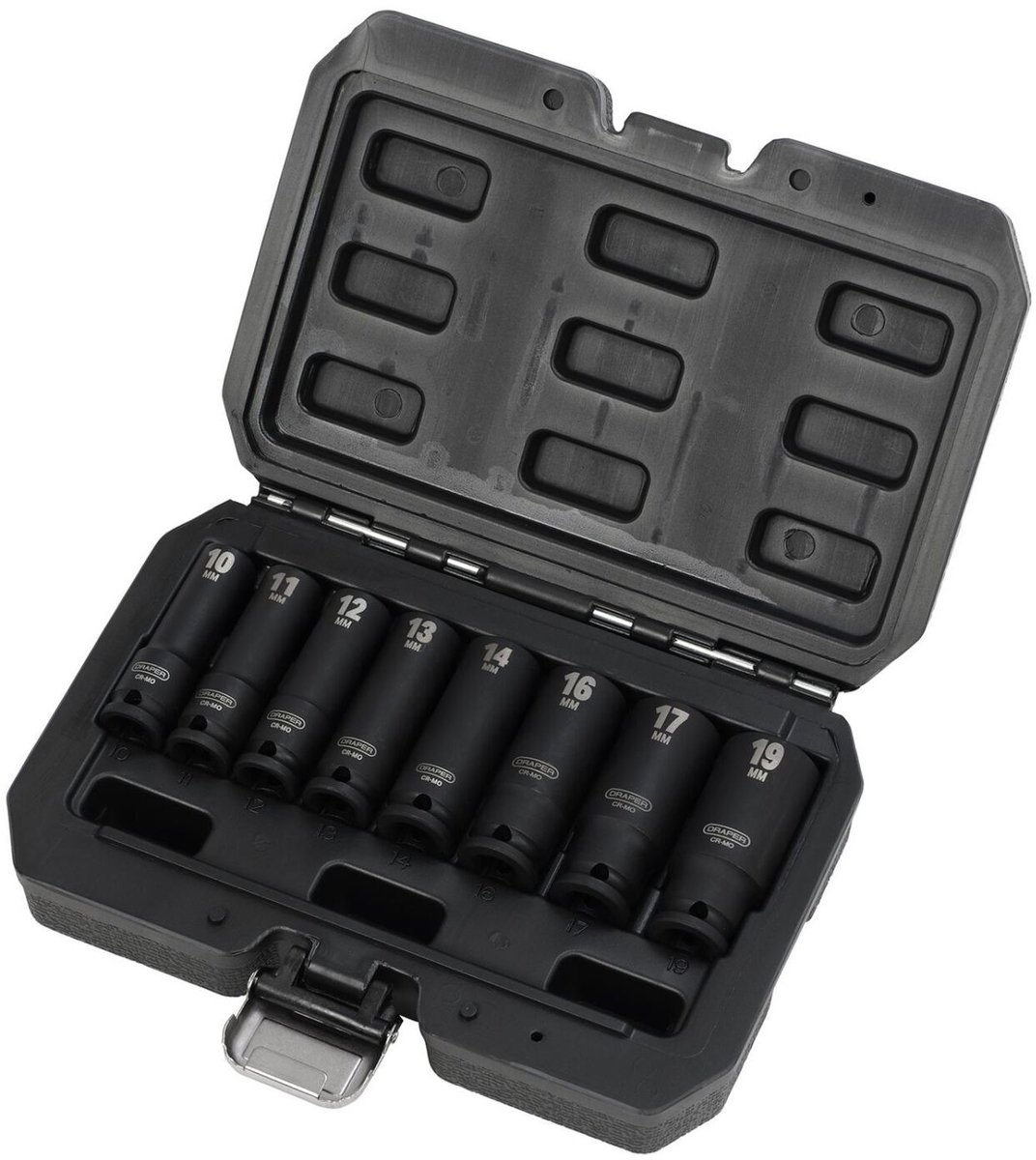 Draper 3/8" HI-TORQ® Krachtdoppenset, 8-delig