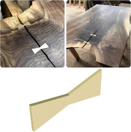 Idea Massief Messing Strikkie 100mmx38mmx4mm Sleuf Snijhout Strikkie Professioneel Vlinder Inleg, Strikkie Inleg, Vlinder Inleg, voor Strikkie Inleg Houtbewerking — afbeelding 5