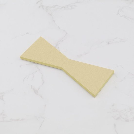 Idea Massief Messing Strikkie 100mmx38mmx4mm Sleuf Snijhout Strikkie Professioneel Vlinder Inleg, Strikkie Inleg, Vlinder Inleg, voor Strikkie Inleg Houtbewerking — afbeelding 2