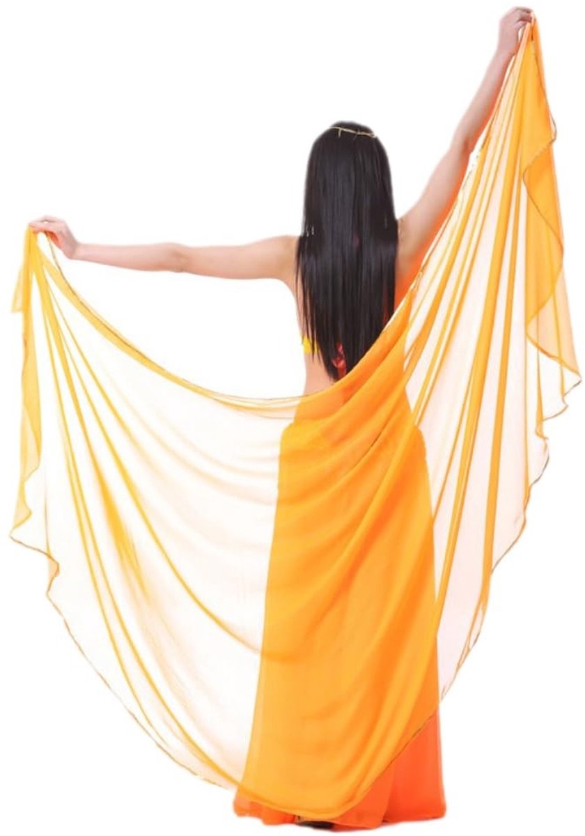 Chiffon Halve Rond Belly Dance Sjaal 250 x 120 cm