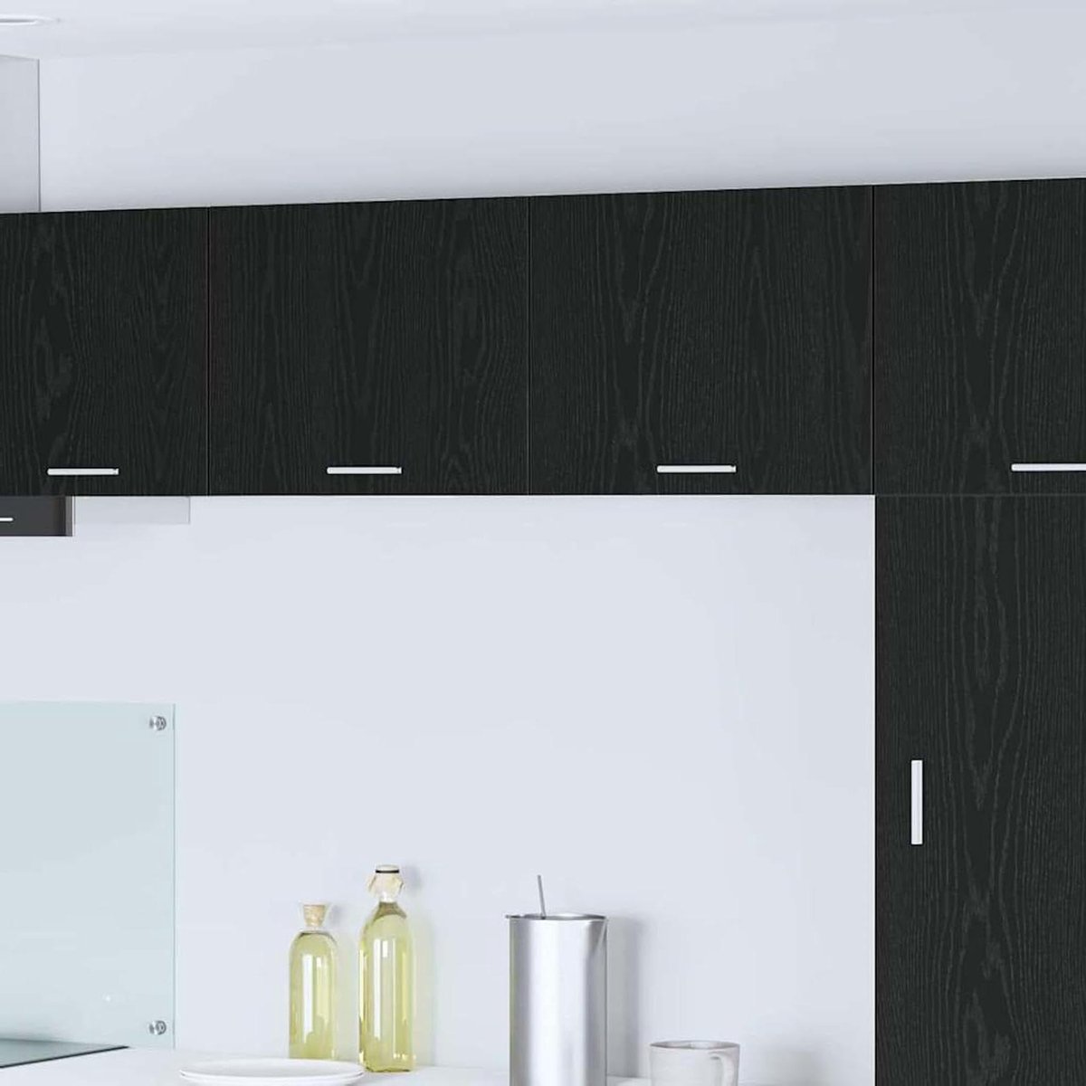Hangkast Riga - Wandkast Keukenkast - Efficiënte Opbergruimte - Modern Strak Design - 50 x 31 x 40 cm