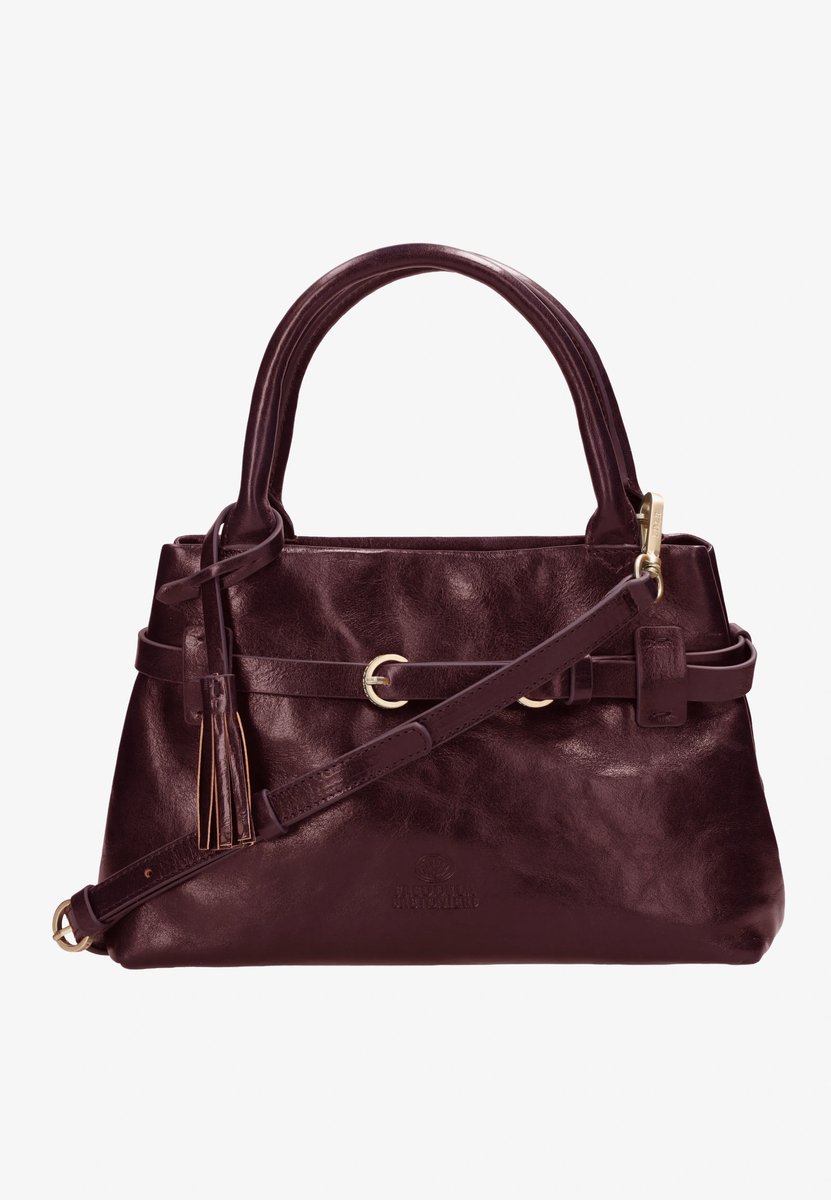 Fred De La Bretoniere - MAE MINI HANDBAG Leather Bordeaux Red - Maat One Size