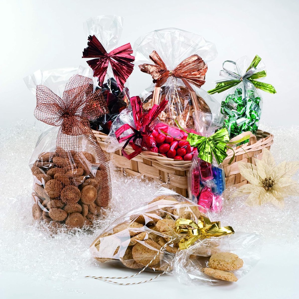 Cellofaan zakjes, Transparant, Candy zakken, Geschenkzakjes koekjes, 100 stuks, 10x20cm