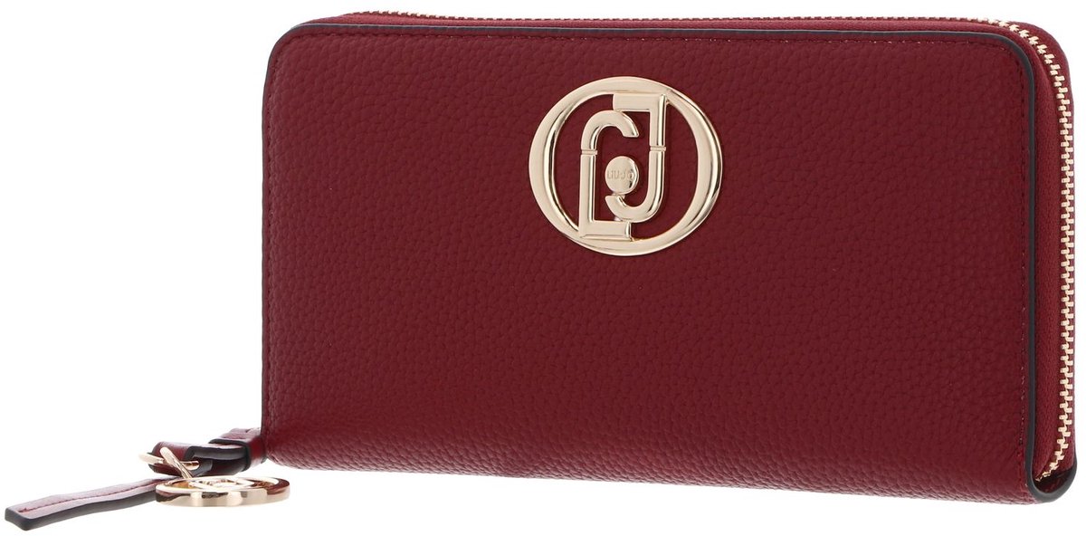 LIU JO portemonnee Faiza ECS Zip Around Wallet Brick Red wijnrood