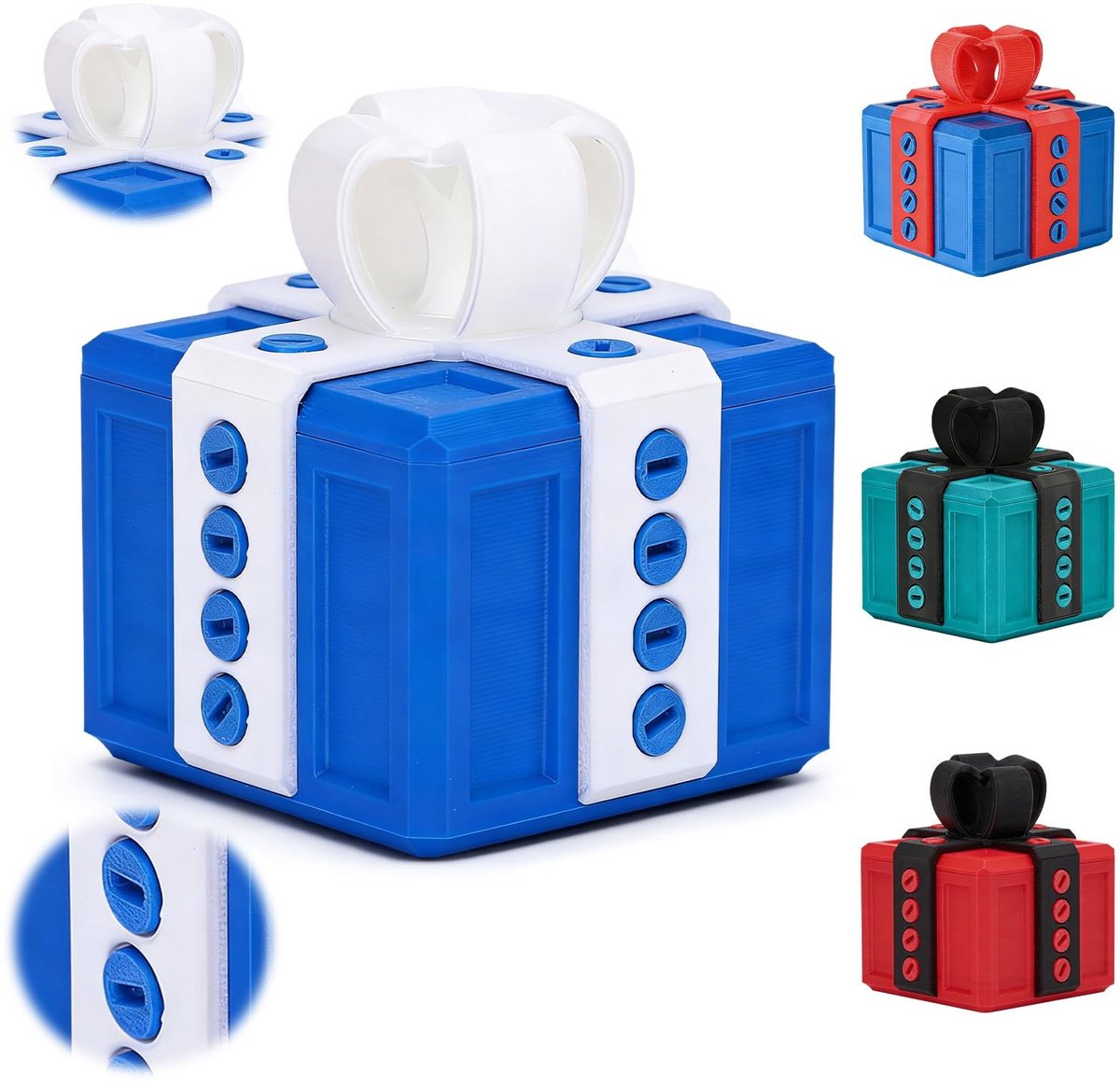 SolidKeus - 3D Geprinte Grappige Geschenkdoos voor Pranks