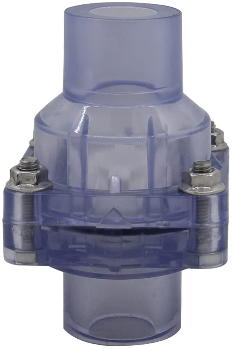 SolidKeus - PVC Controleklep met Slangnozzle voor Eenvoudige Afvoer