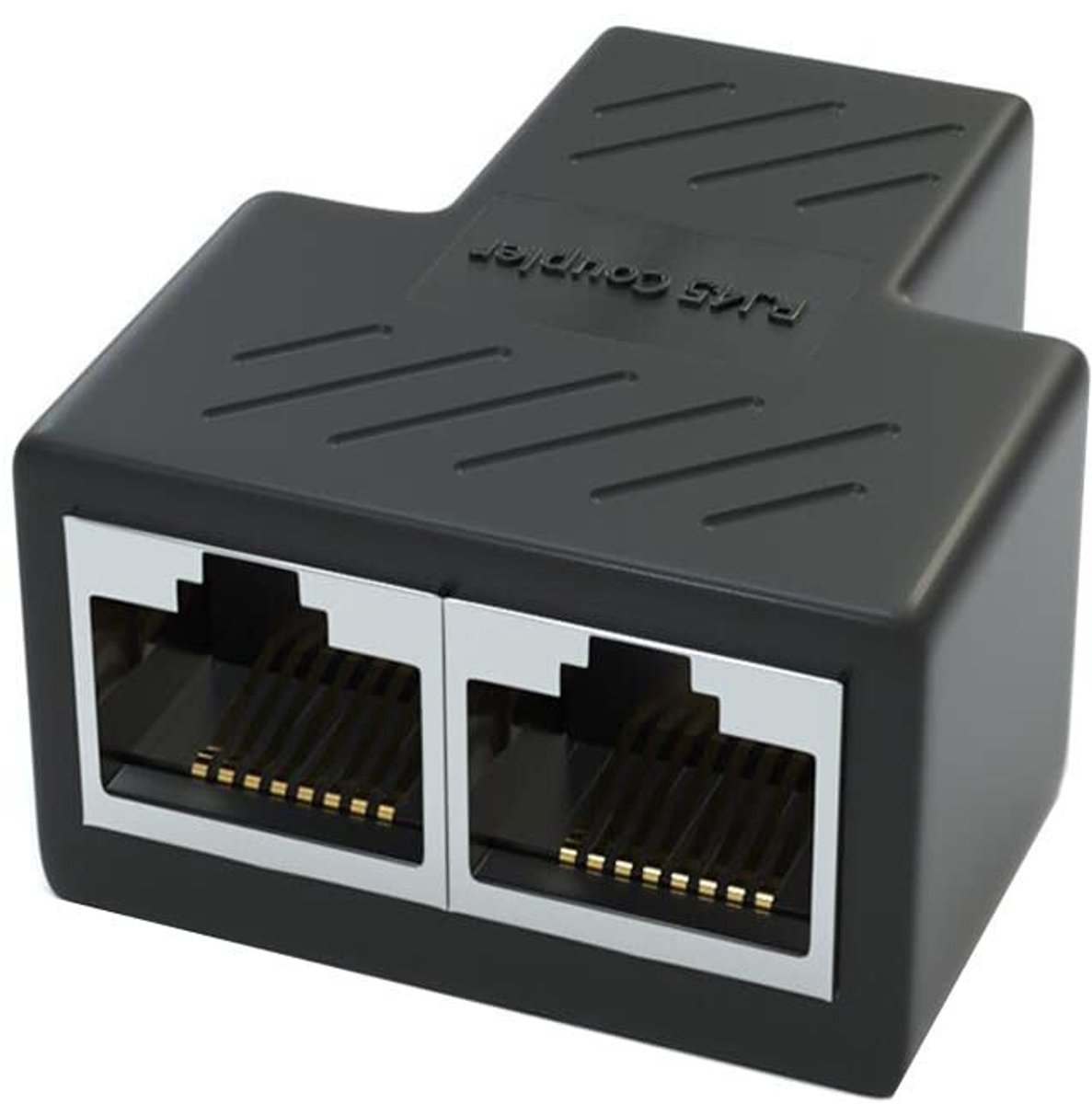 SolidKeus - RJ45 Splitter Coupler Adapter voor Ethernet Netwerk