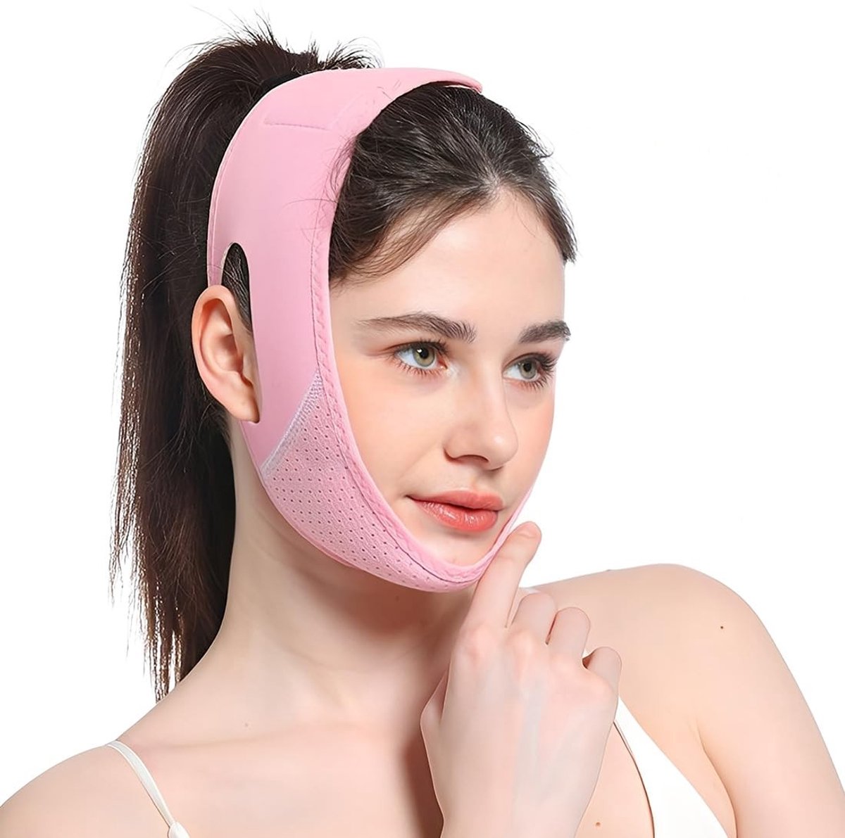 SolidKeus - Herbruikbaar V-vorm Gezichtsmasker met Lifting Effect