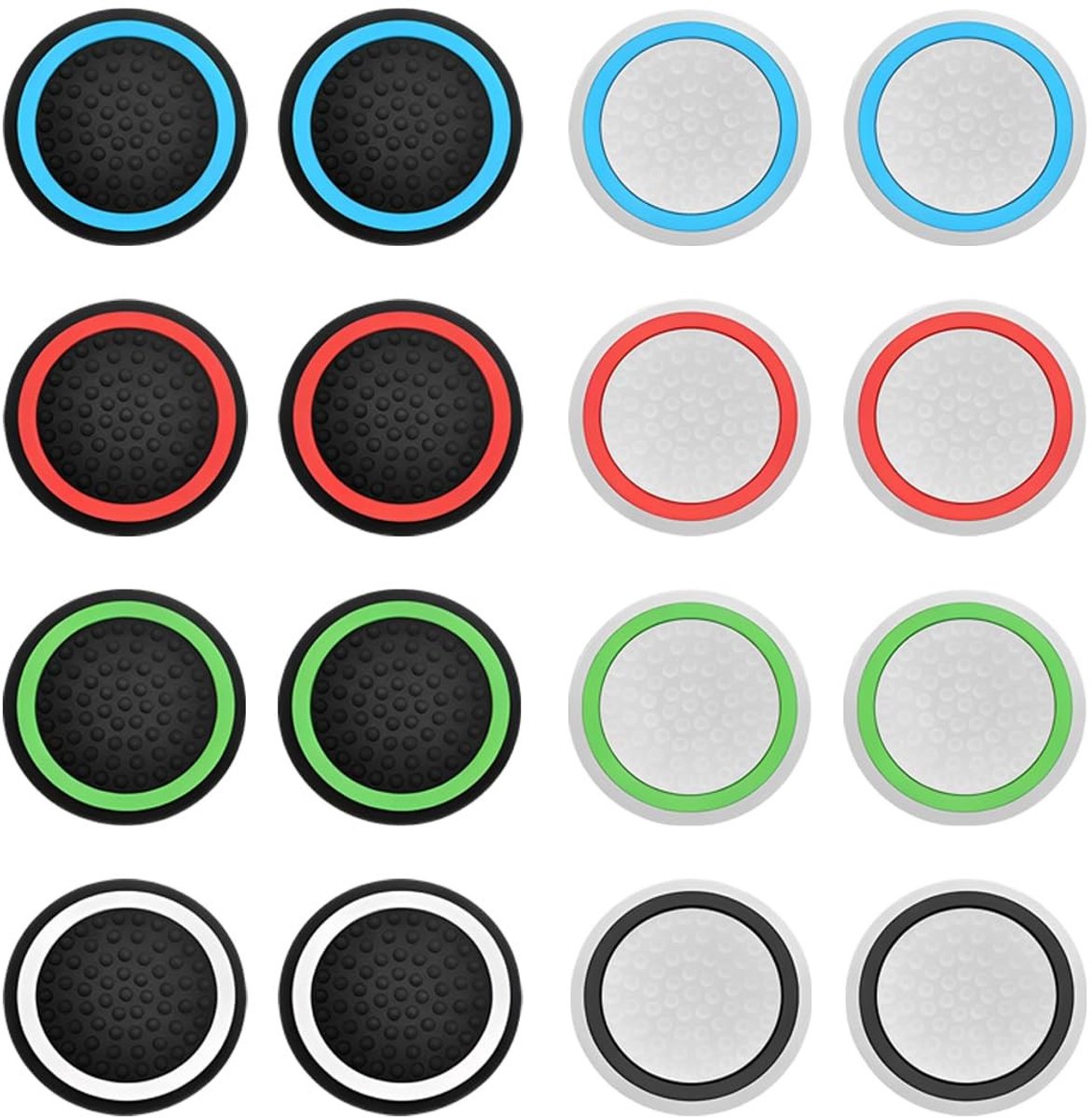 SolidKeus - Set van 16 Joystick Thumbstick Handgrepen voor Controllers