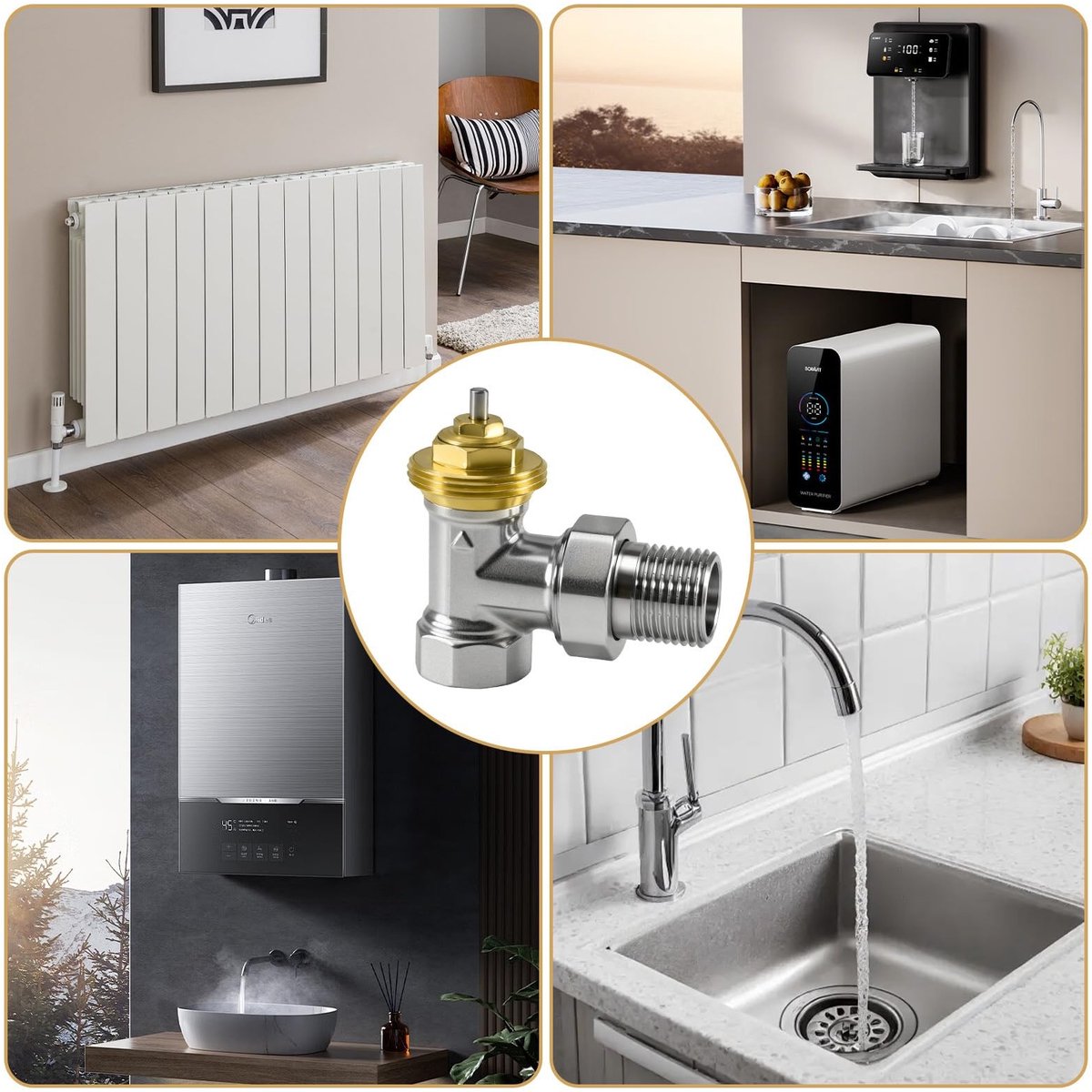 SolidKeus - Thermostatische Radiatorventiel voor Precisie Temperatuurregeling