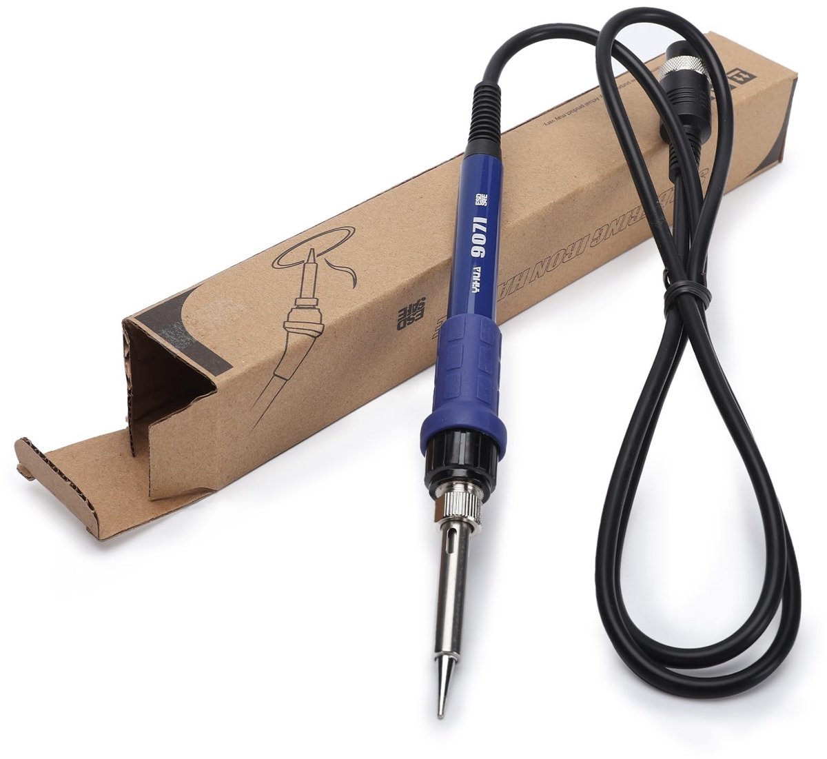 SolidKeus - Vervangende Grip voor Soldeerbout, Blauw