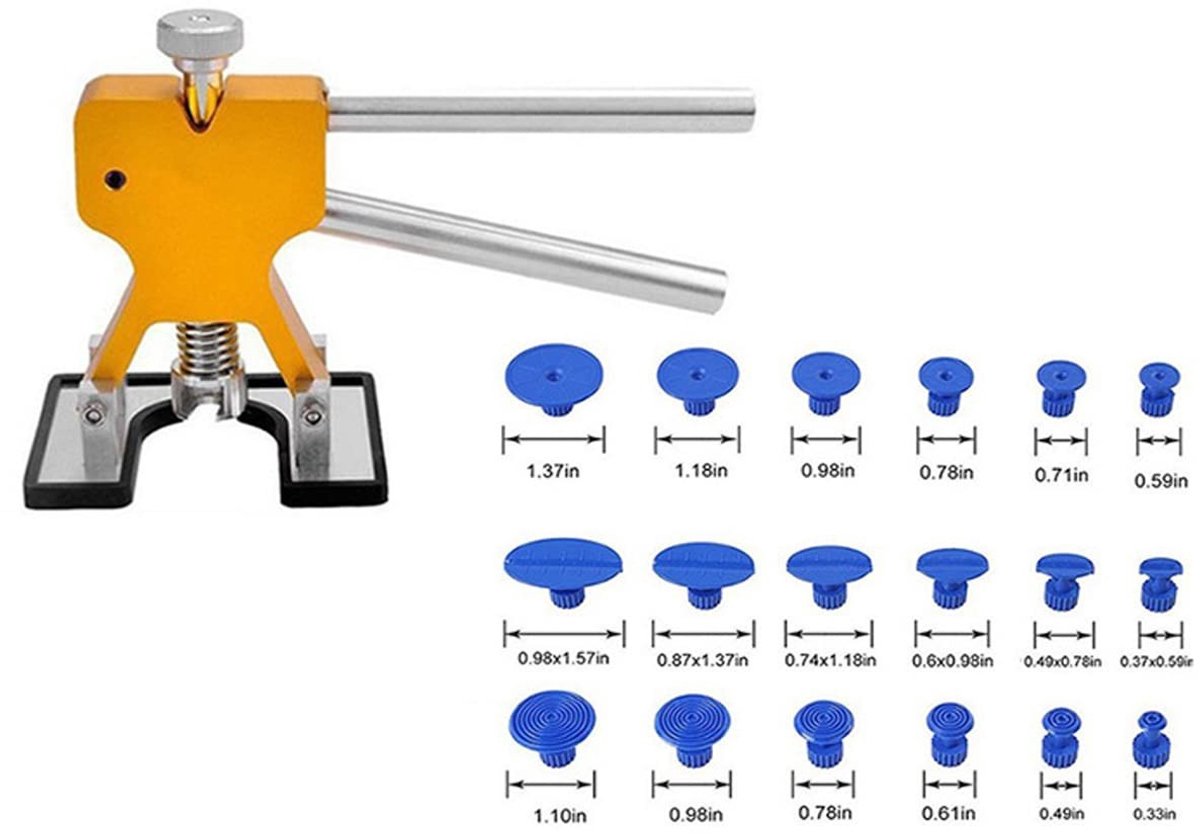 SolidKeus - Car Body Dent Repair Kit met 19 Onderdelen voor Schadeherstel