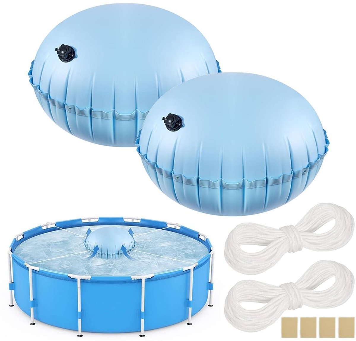 SolidKeus - Ronde Zwembadkussen 120 cm met Reparatieset