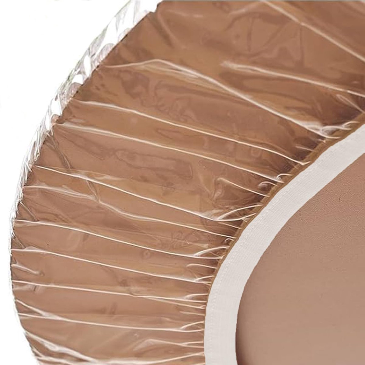 SolidKeus - Transparante Ronde PVC Tafelkleed met Elastiek voor Keukentafels