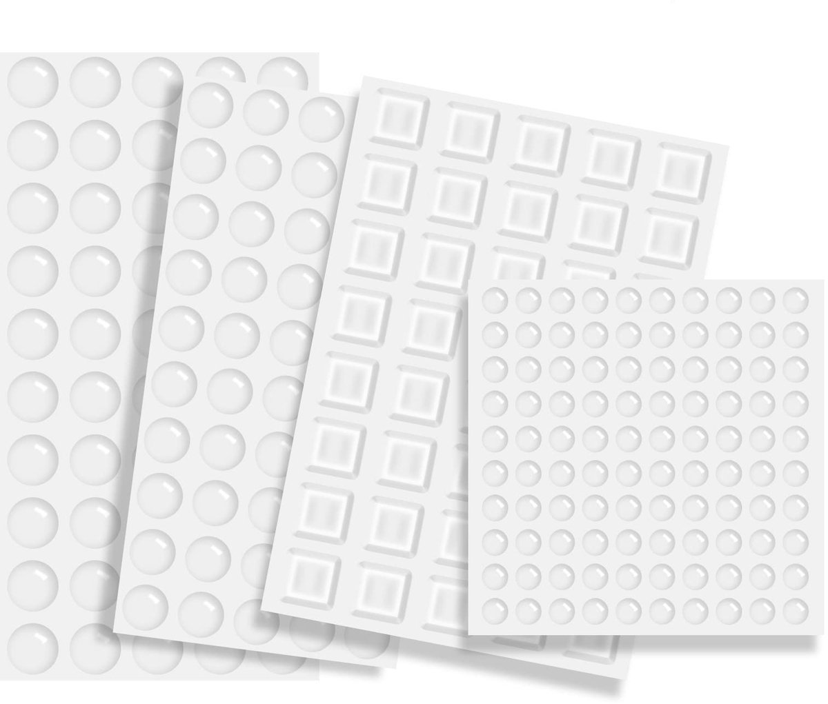 SolidKeus - Transparante Rubber Buffers voor Geluiddemping