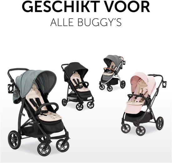 Universele Zitverkleiner voor Buggy’s en Wandelwagens - Ademend en Zacht Katoen, Voor Alle Seizoenen van Merkloos — afbeelding 3