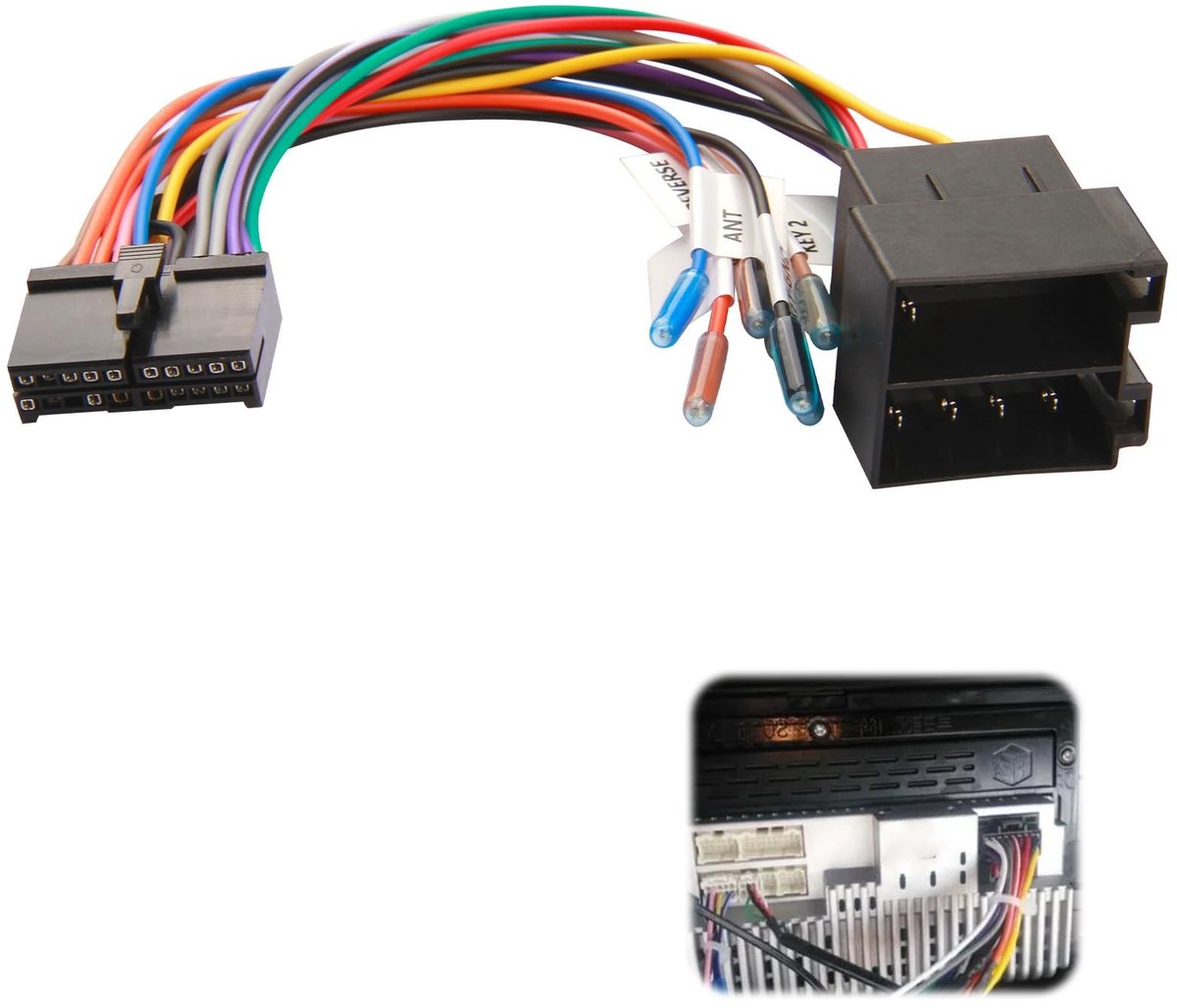 SolidKeus - 20-Pins ISO Kabeladapter voor Auto's