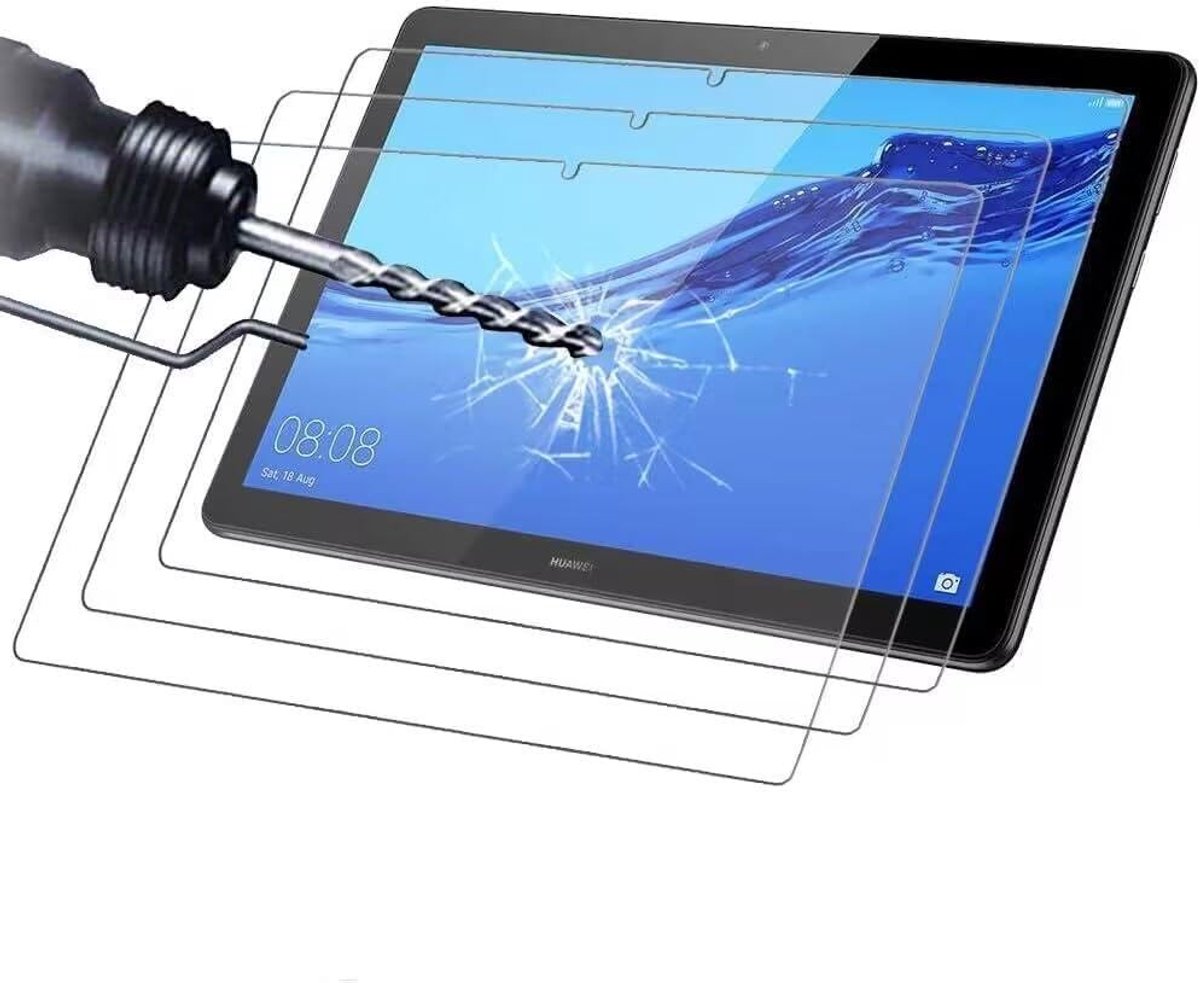 SolidKeus - 3 Stuks Screen Protector voor Tablet 10.1 Inch, 9H Gehard Glas
