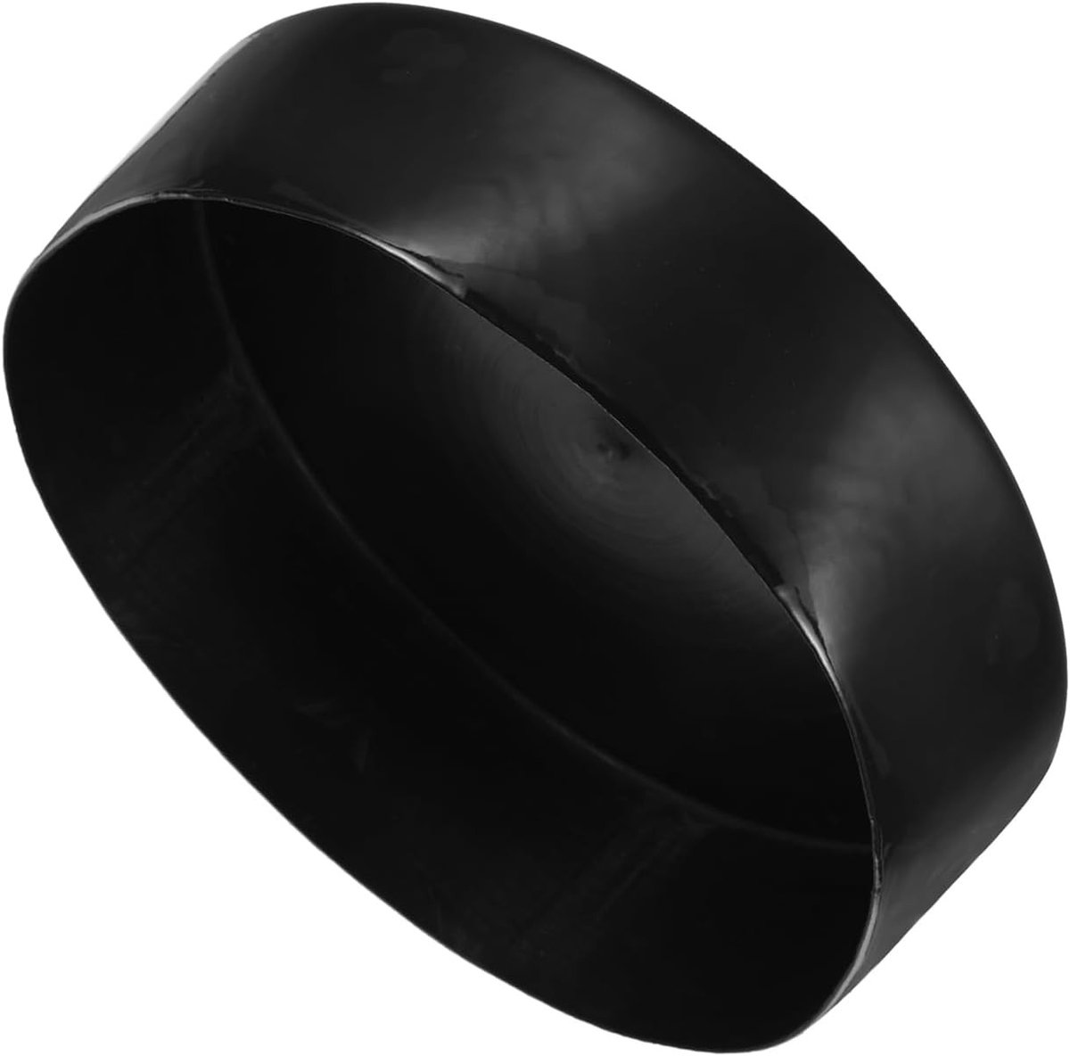 Rubber einddoppen voor flexibele palen, 200 mm - Grote ronde afdekking voor hekwerk, stoelen en leuningen, zwart