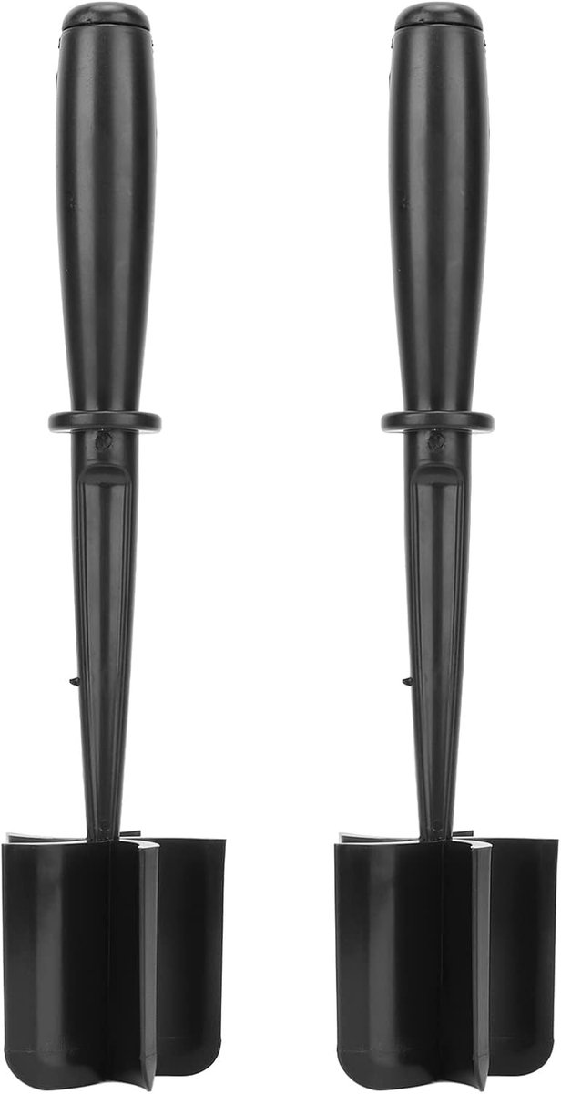 Chopper, Hamburger Chopper, Hittebestendig Vleesstamper Tool met 5 Curve Blades voor Hamburger Vlees, Rundvlees, Kalkoen, Aardappelstamper Tool, 2 Stuks