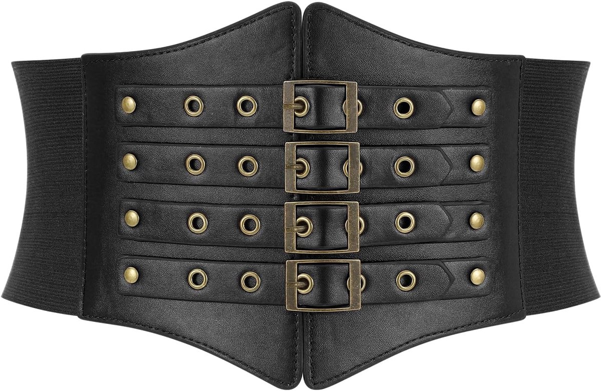Korsetriem voor dames, middeleeuwse riem, breed korset voor Halloween, carnaval