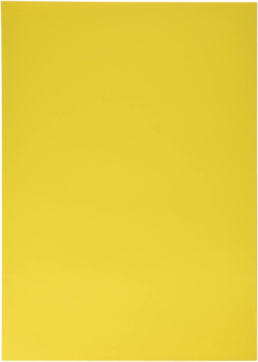 Folia 6315 - gekleurd papier goudgeel, DIN A3, 130 g/m², 50 vellen - voor het knutselen en creatief vormgeven van kaarten, raamafbeeldingen en voor scrapbooking