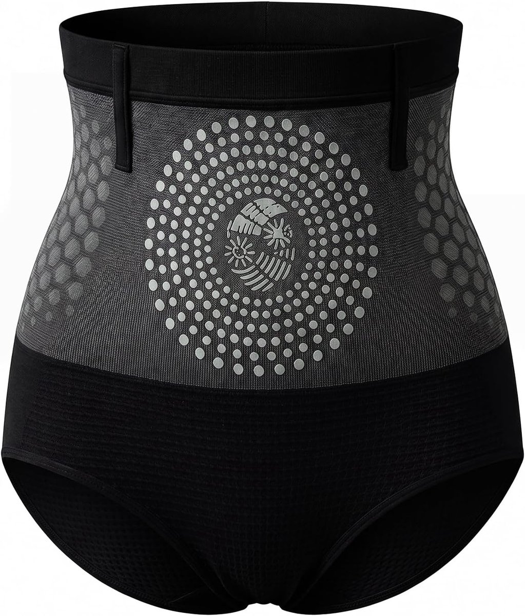 4-in-1 thermische vetverbrandende shorts voor vrouwen – shapewear shorts met hoge taille, buikcontrole en verlichting van buikpijn