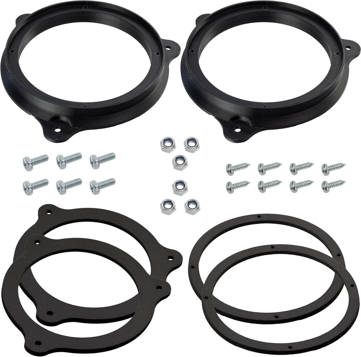 | Set van 2 adapters/houders voor luidsprekers Ø165 mm compatibel met Renault Clio MK4 voor voordeuren