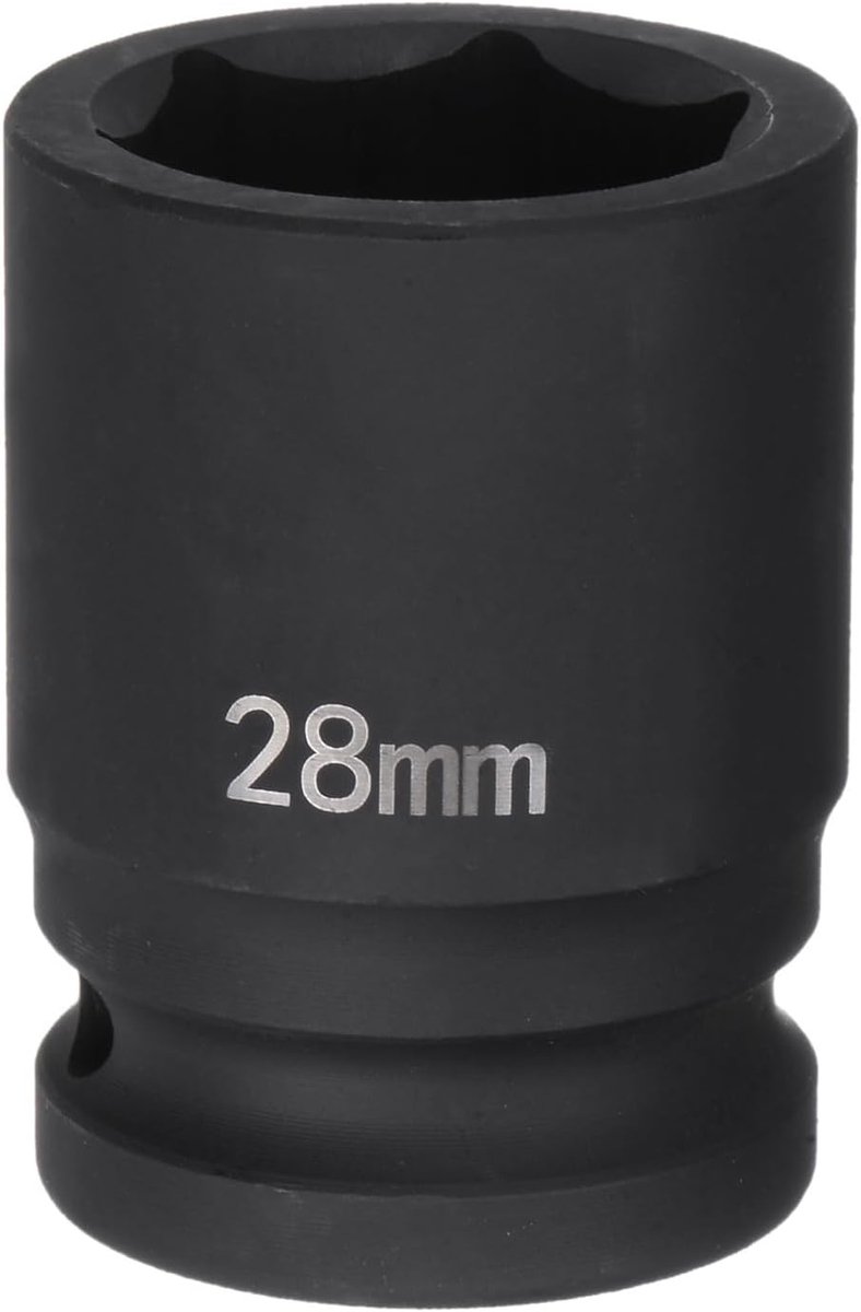 6-punts slagbus 3/4 inch aandrijving 28 mm metrisch van gelegeerd staal 40 Cr voor asmoer slagbus