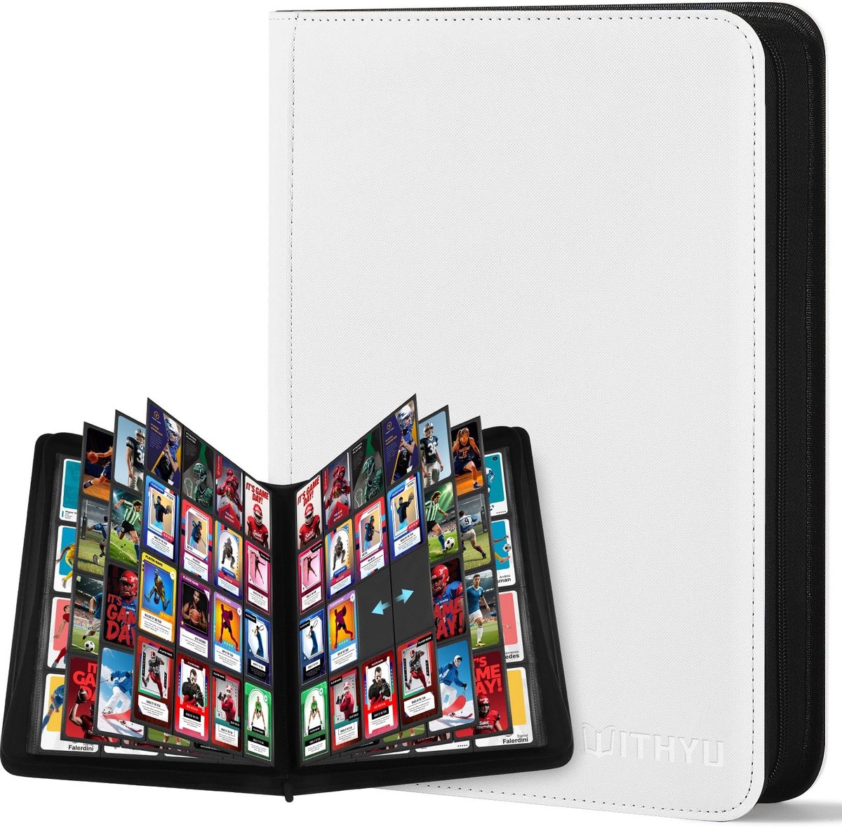 Omgoods - 16-Pockets Kaartenalbum met 1024 Kaarten Capaciteit