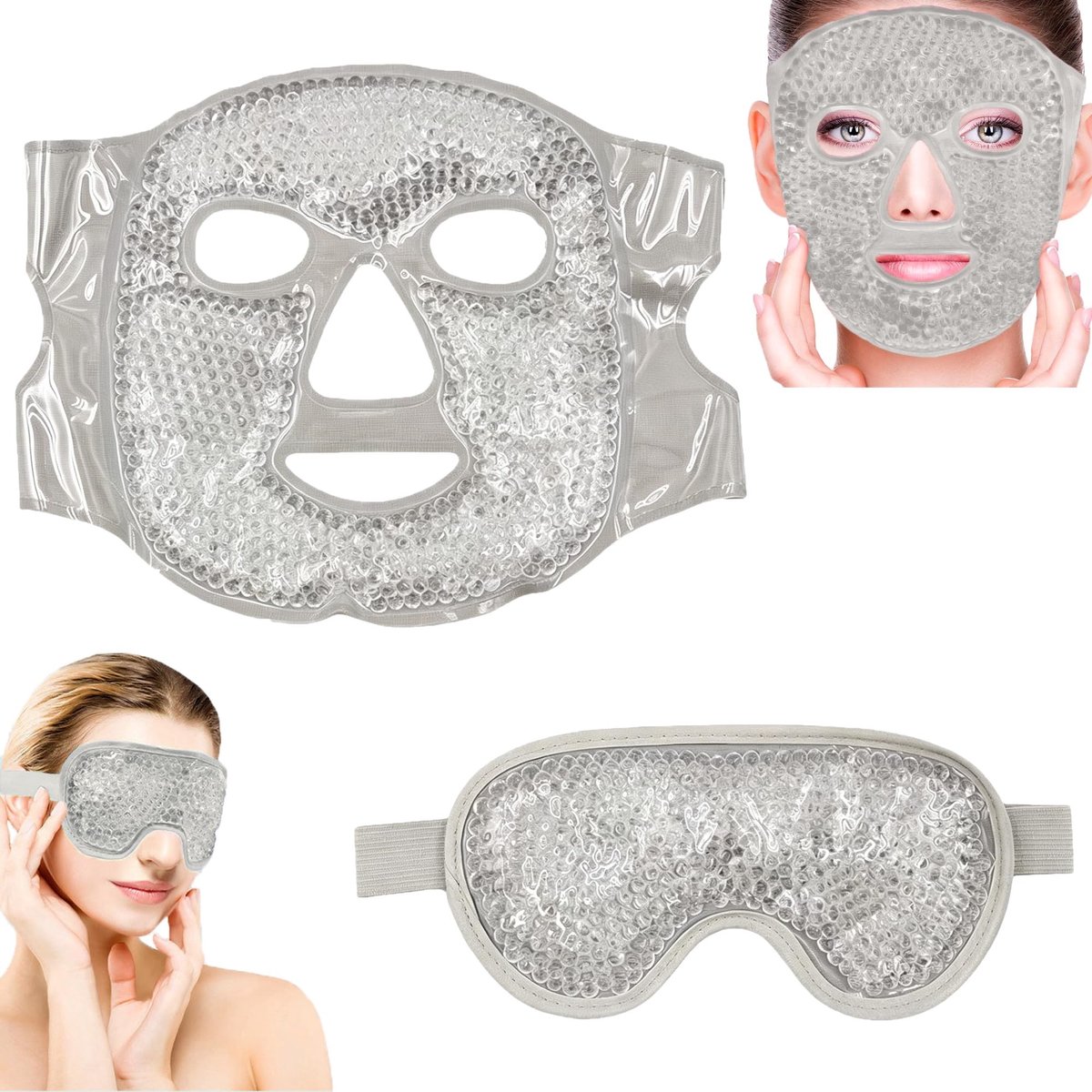 SolidKeus - Koelmasker Set voor Ogen en Gezicht