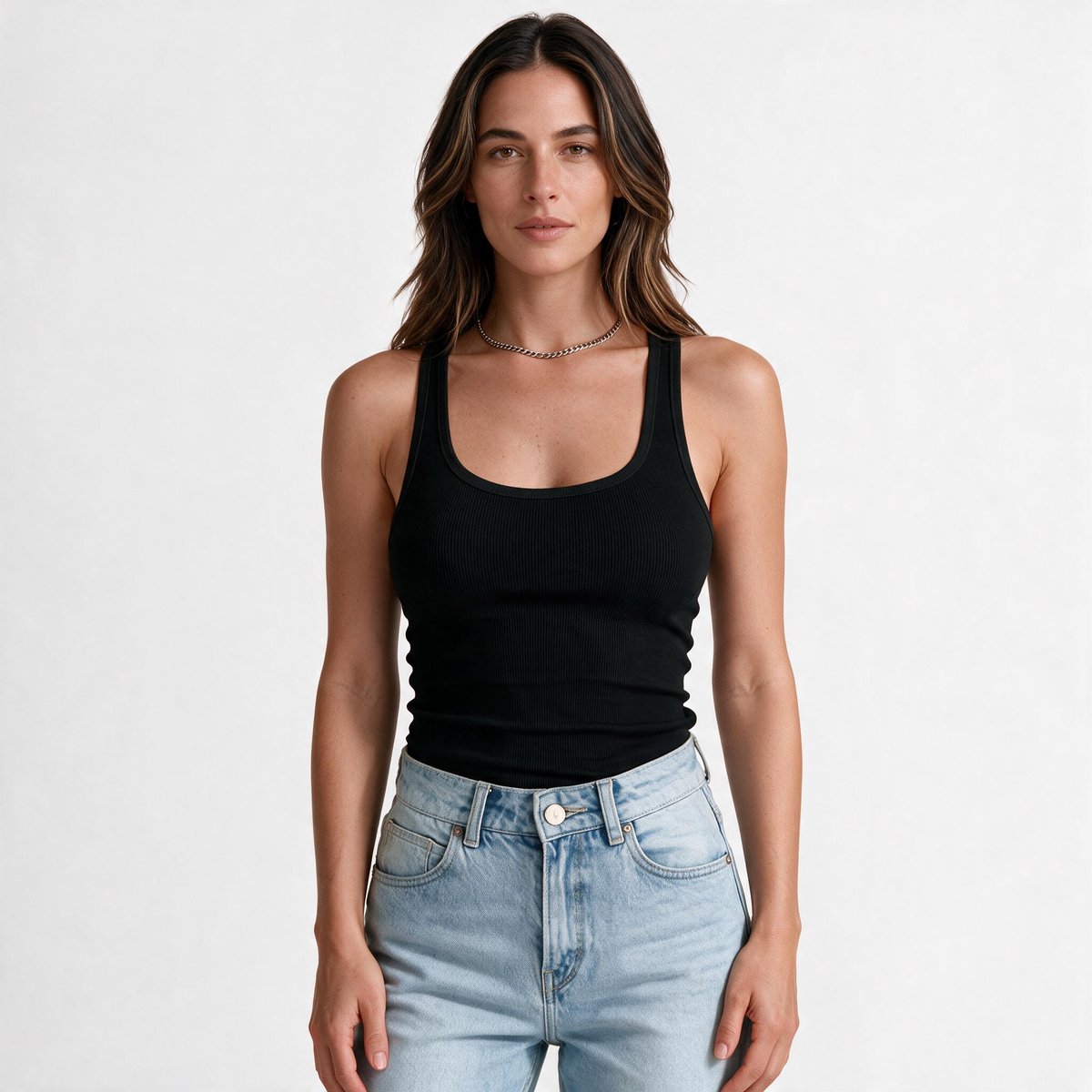 Imily Bela Dames Geribde Racerback Tanktop