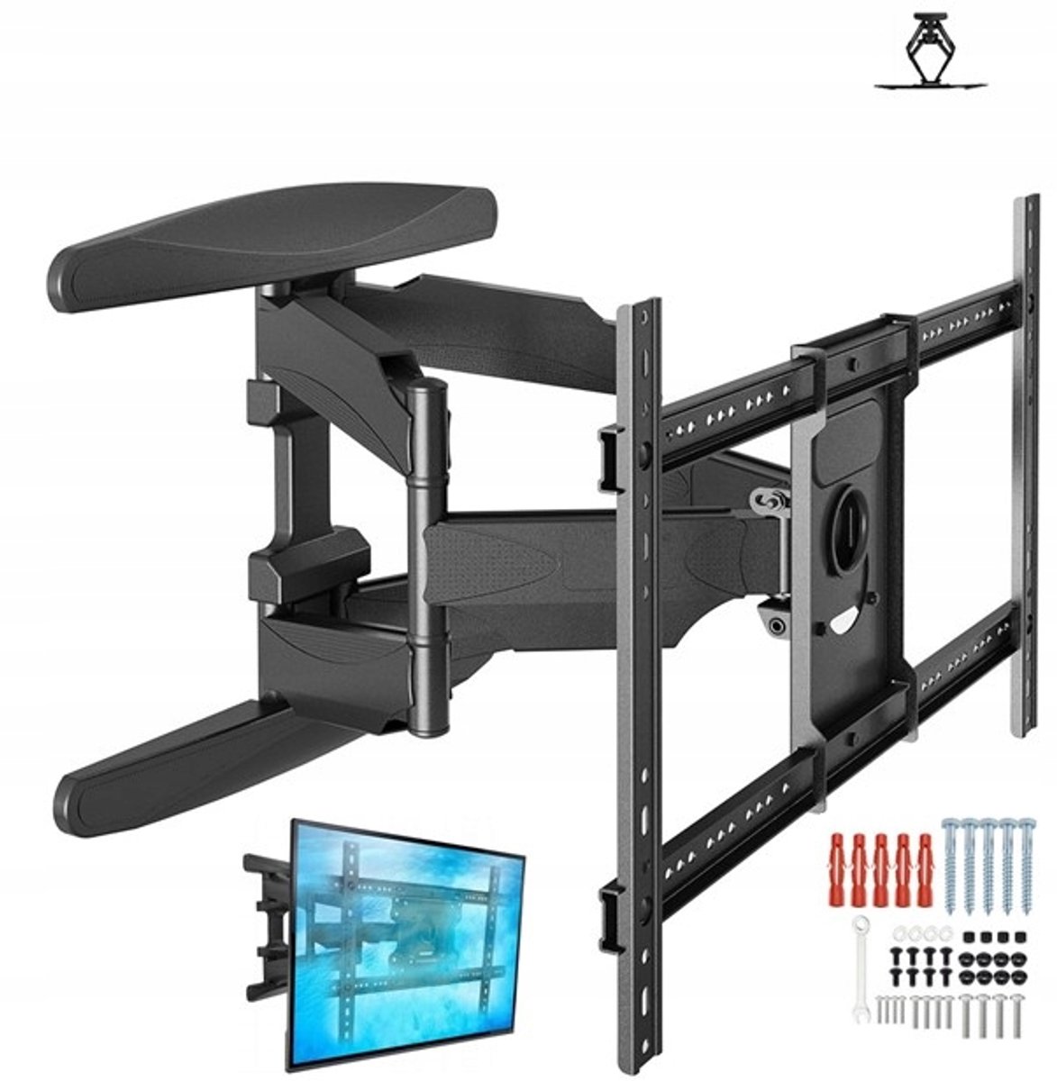Draai- en kantelbare tv-muurbeugel voor 65 inch OLED, merkloos