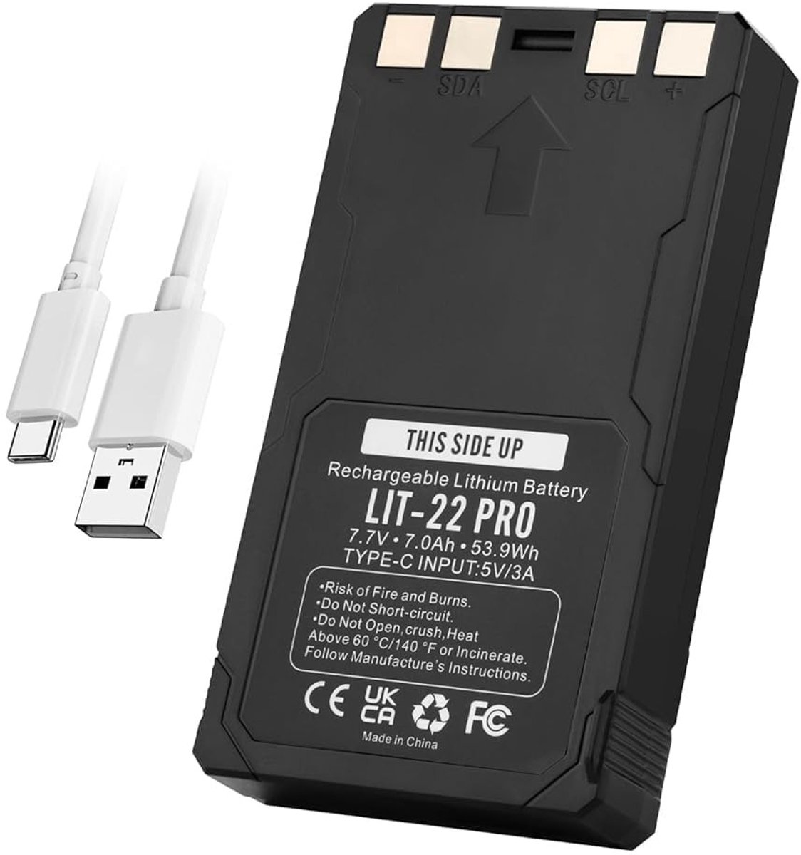 SolidKeus - Oplaadbare 4500mAh Batterij voor Barcode Scanner