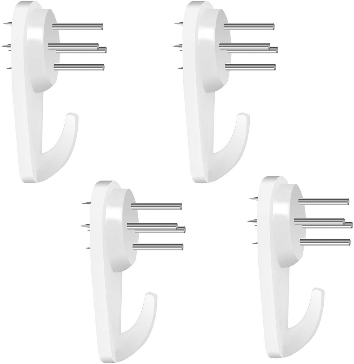 SolidKeus - Set van 4 Fotohaakjes voor Muurbevestiging