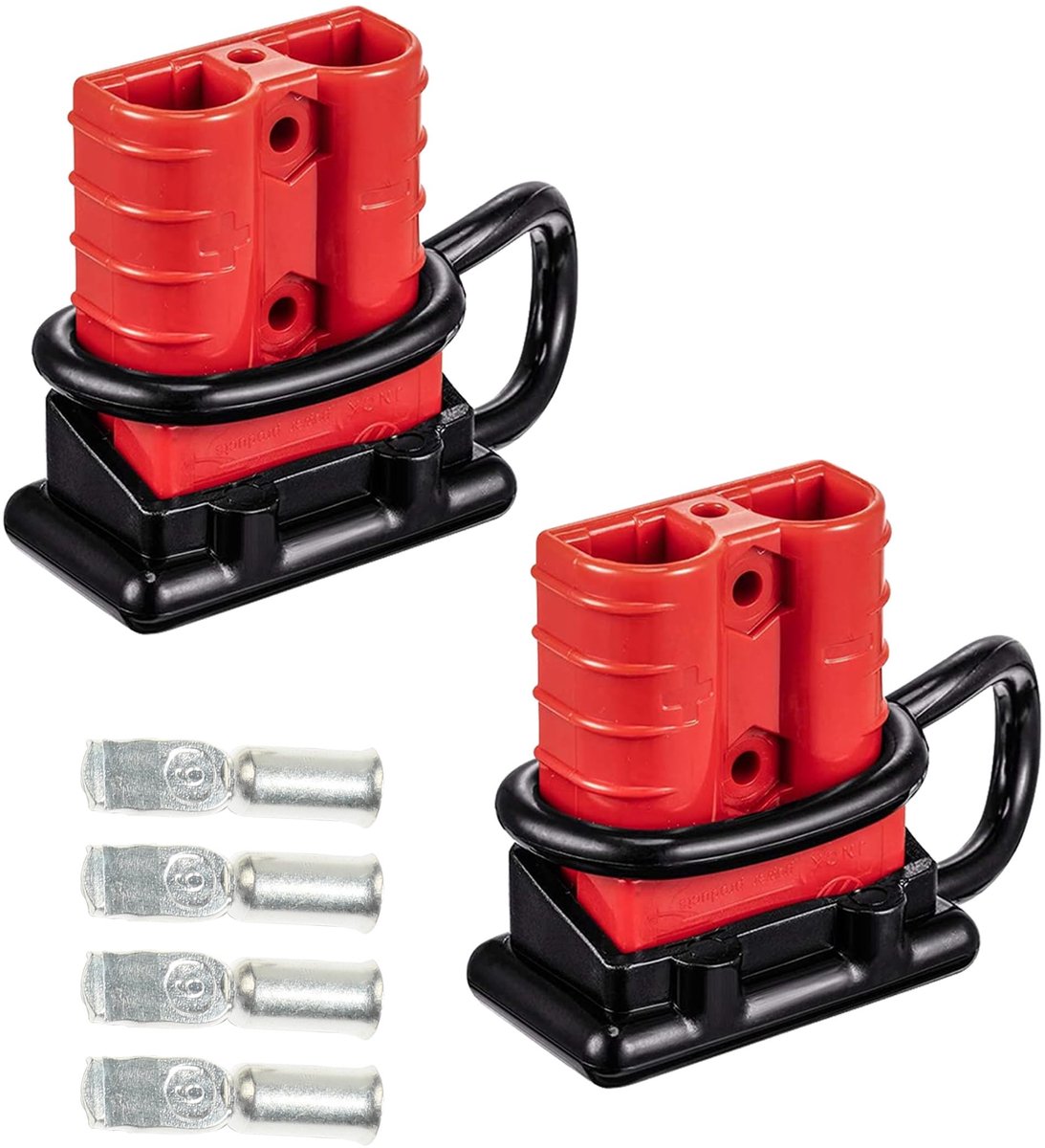 SolidKeus - 2 Stuks Auto-Accuaansluiting 50A 600V Stekker