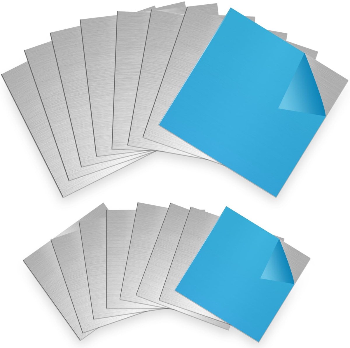 SolidKeus - Set van 16 Aluminium Platen voor Modelbouw en Projecten