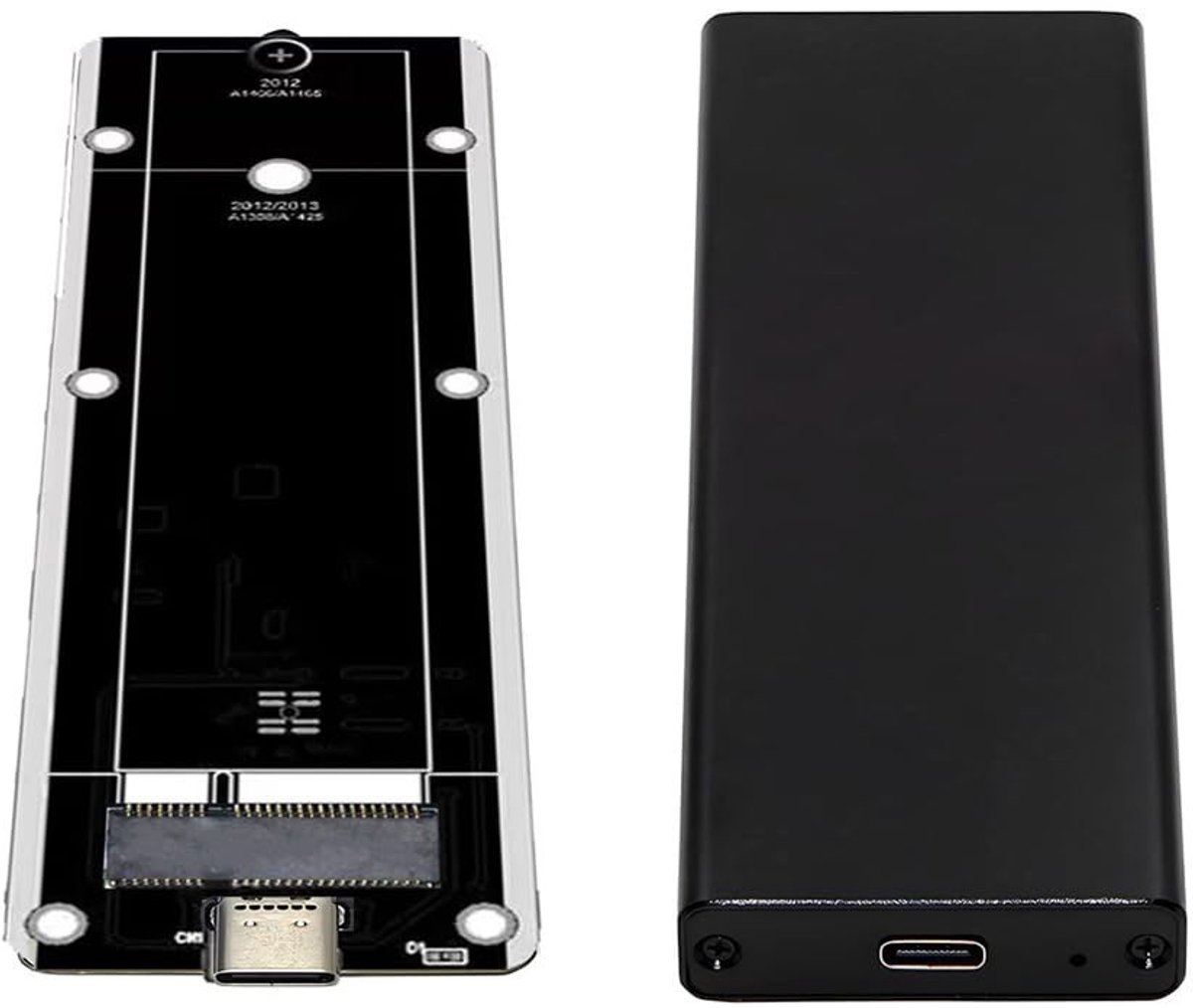 SolidKeus - USB-C naar 17+7-pins SSD Behuizing 5 Gbps