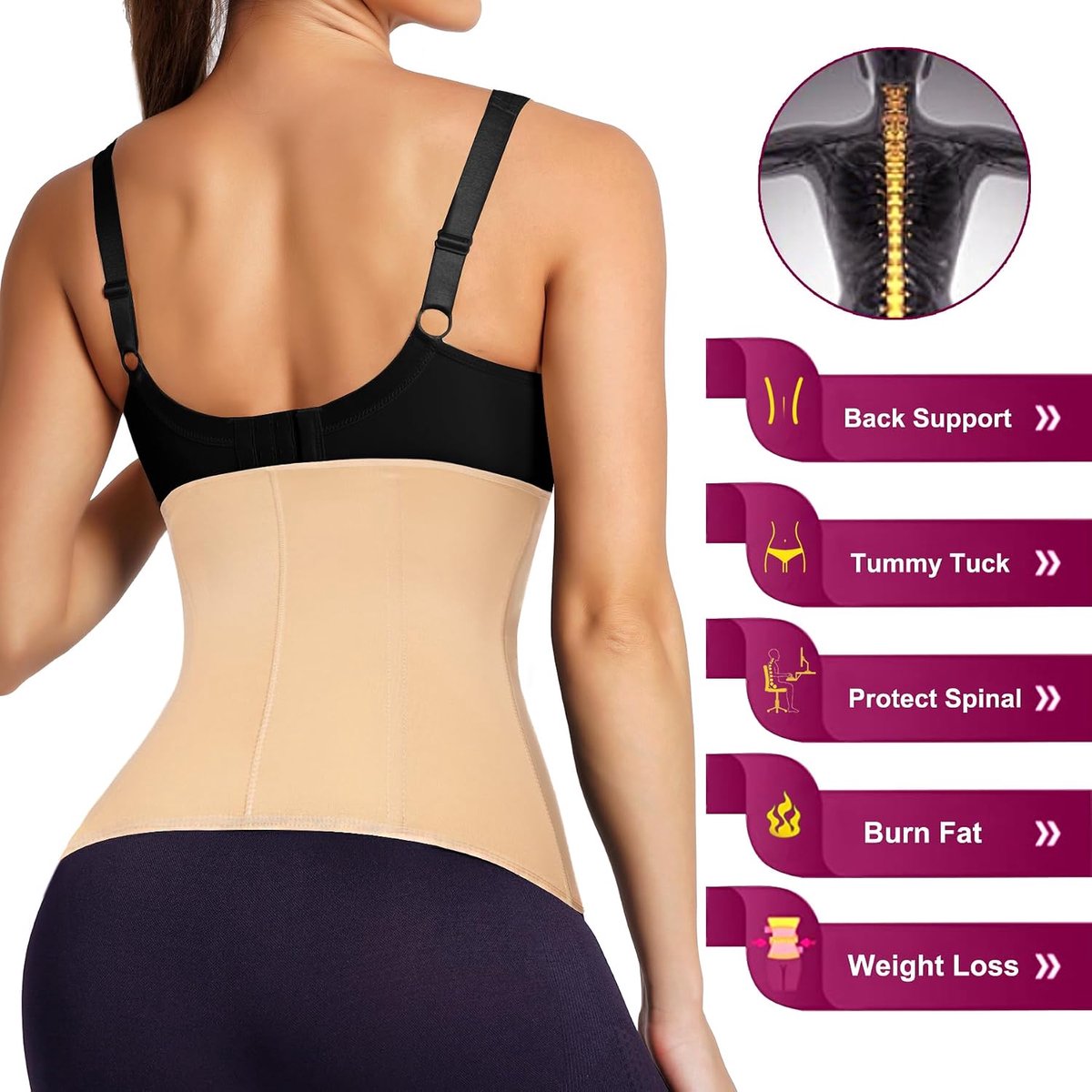 Dames Body Shapewear Slank Korset Taille Ondergoed Band Postparto Shapewear Slankheid