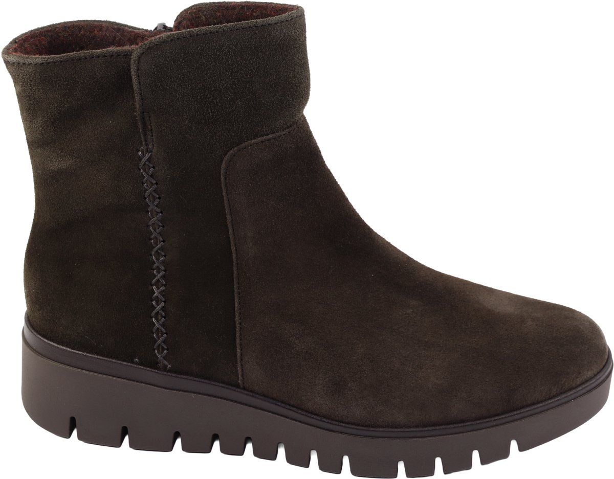 Gabor - 8015 - Enkellaarzen Vrouwen - bruin nubuck/suede - 37
