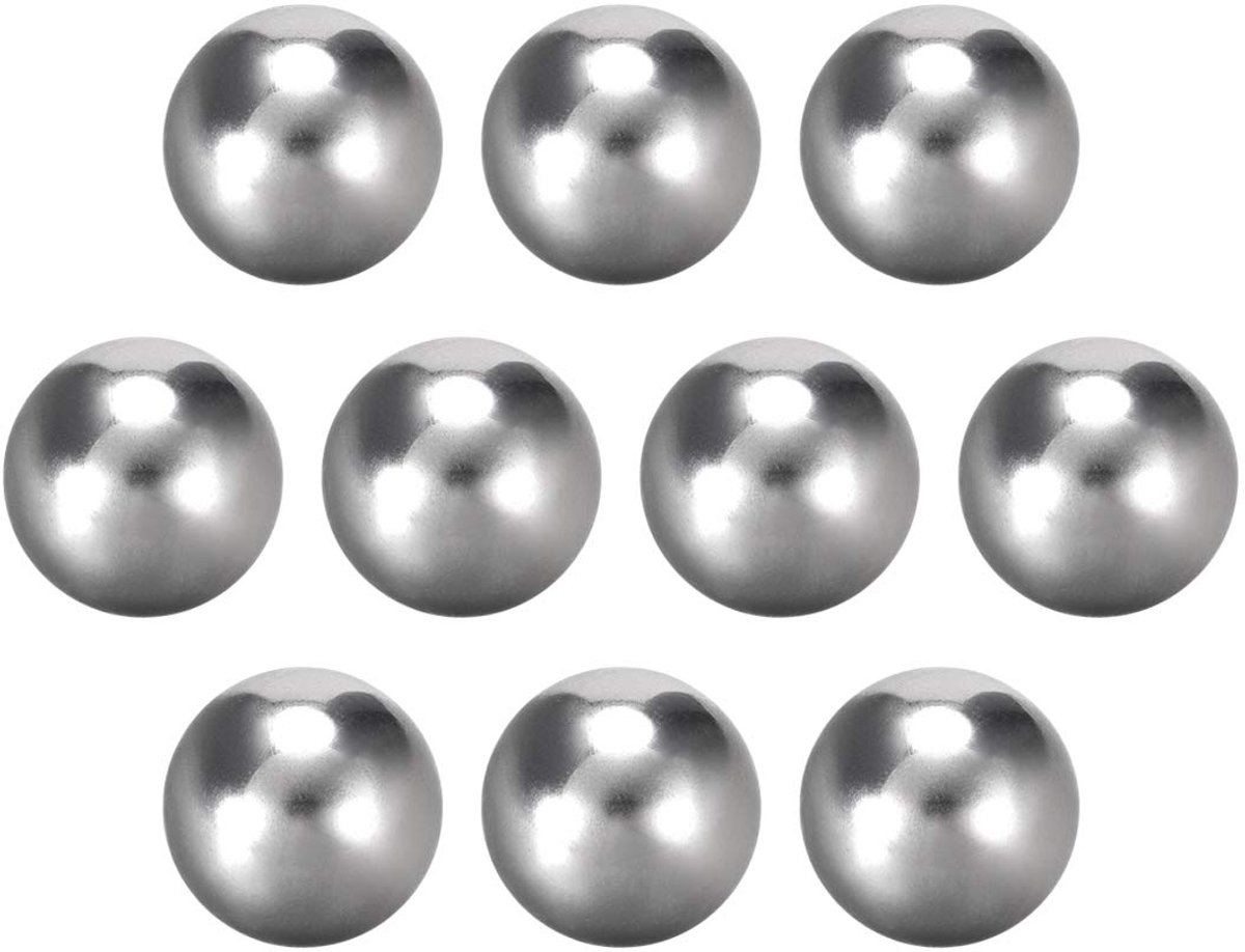 Sourcing map 10 stuks precisie chroomstalen lagerkogels 13 mm G10