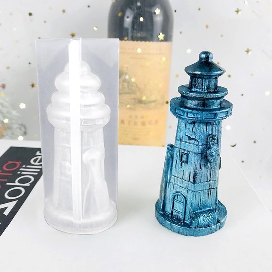 Mallen Candle Resin Mold Kaarsen Siliconen Mal Zeep Epoxy Schimmel voor DIY Aromatherapie Taartdecoratie (B) — afbeelding 4