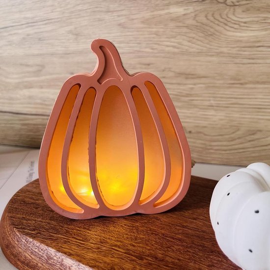 Gietvormen herfst, 4 stuks, 3D-siliconenvorm, pompoen, gietvormen, siliconen, herfst, pompoen, gipsvormen voor gieten, pompoen, decoratie, gietvorm, siliconen voor herfst, oogstfeest (A) — afbeelding 4