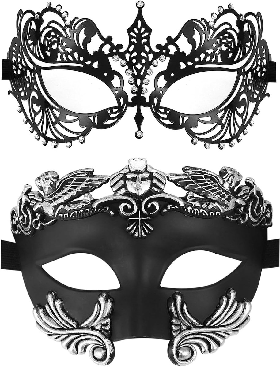 Venetiaans masker, 2/4/6/10 stuks, kanten masker, voor Halloween, carnaval, party, cosplay