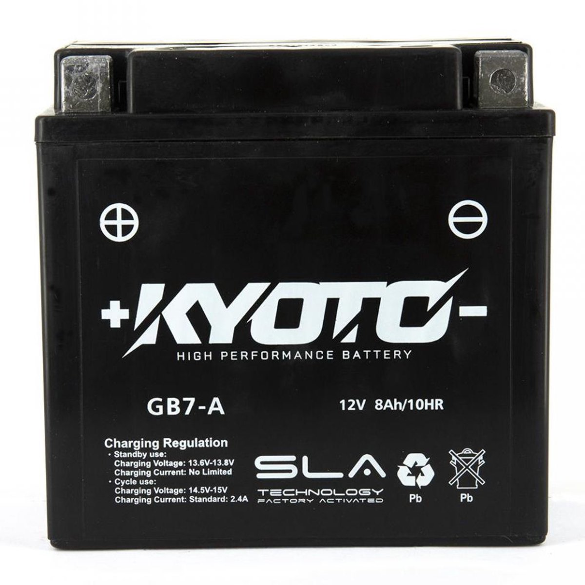 Batterie SLA Kyoto pour Scooter Piaggio 50 Vespa PK XL 1985 à 1990 YB7A / 12V 8Ah Neuf
