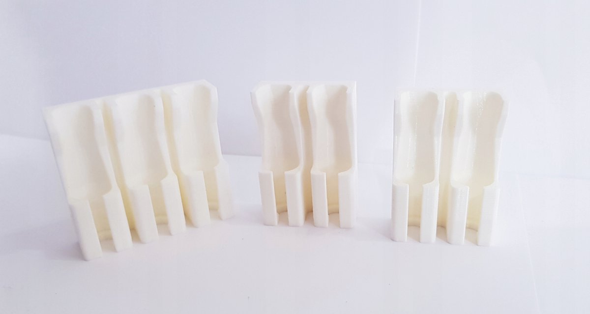 Merkloze Houder voor 2 Tandenborstel Opzetstukken - 3D Geprint